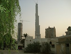 Burj Dubai im Oktober 2007